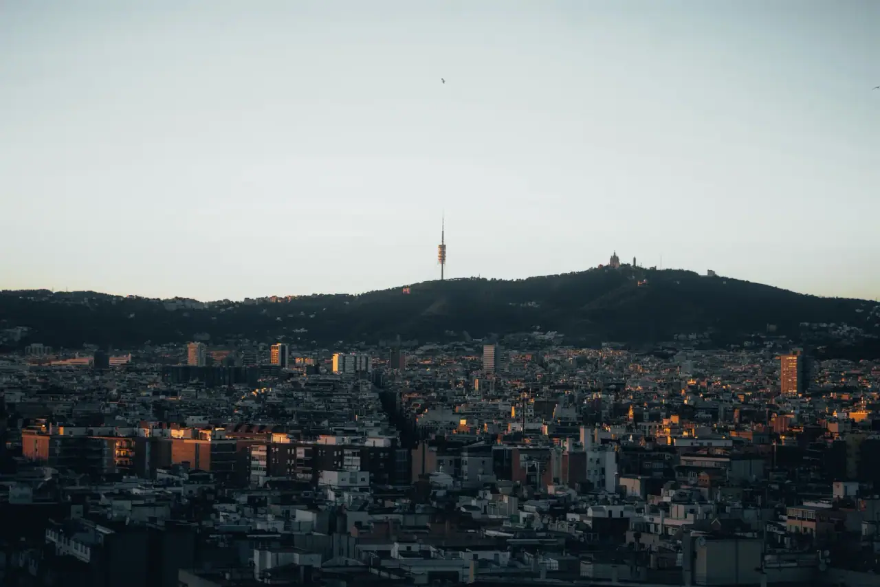 Kilátás Barcelona városára